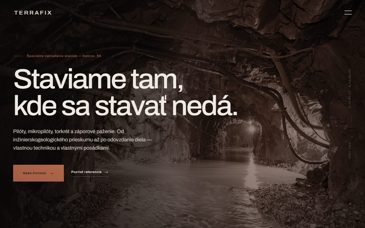 Náhľad stránky TERRAFIX